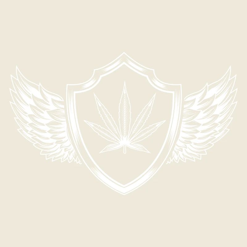Hemp Leaf Crest Cannabis