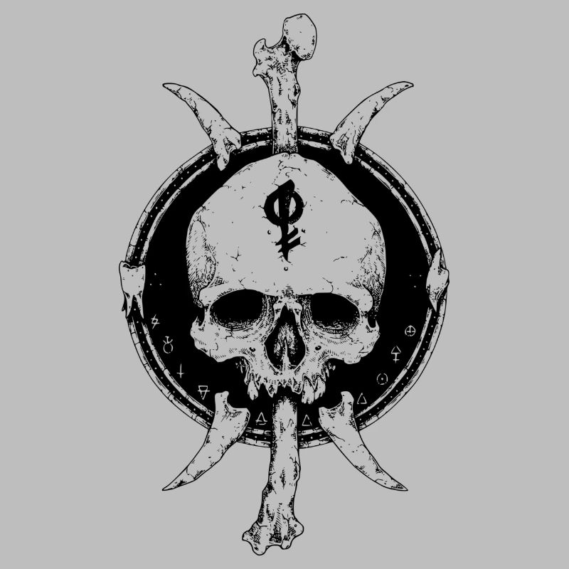 Skull classic tattoo