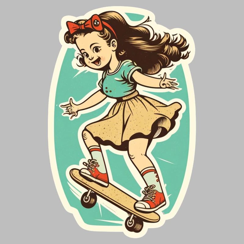 Skater-Mädchen