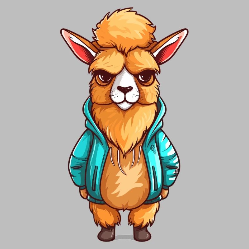 Grumpy llama