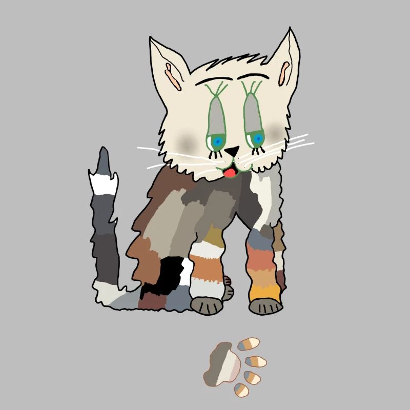 Patchwork Katze Fred Tatze