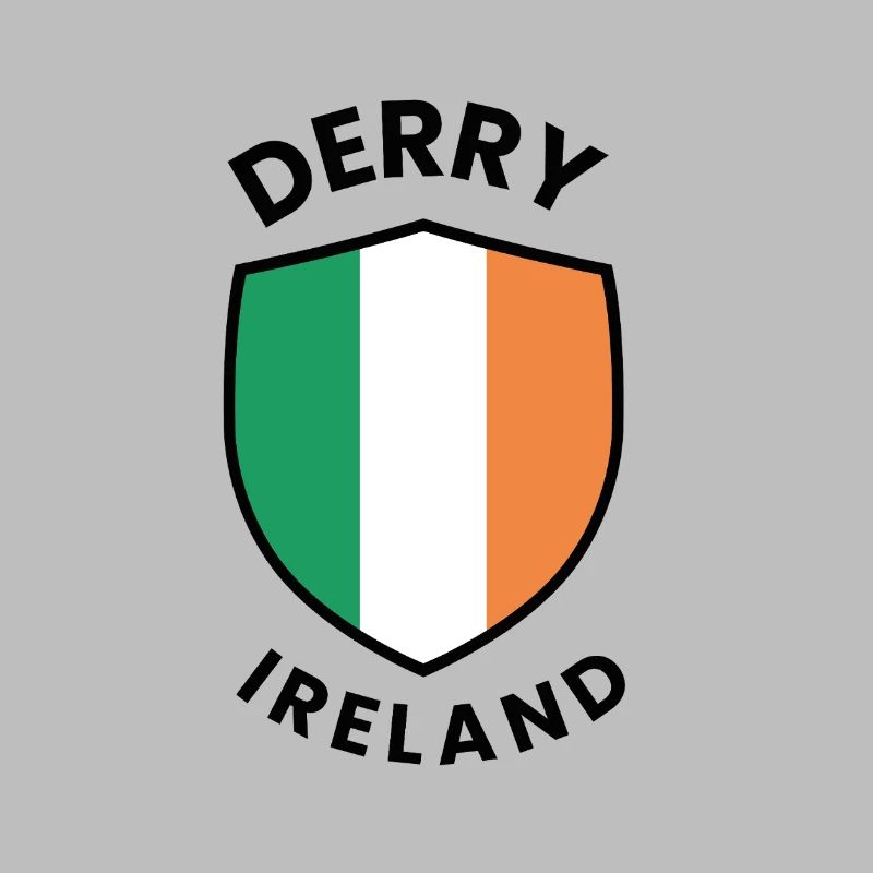 Derry Ireland Schild-Design