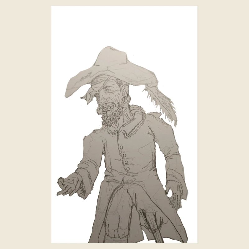 Pirate Avide (graphite)