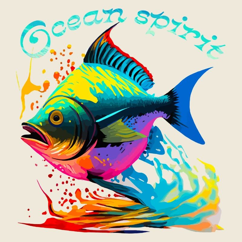 Ocean Spirit. Poisson coloré