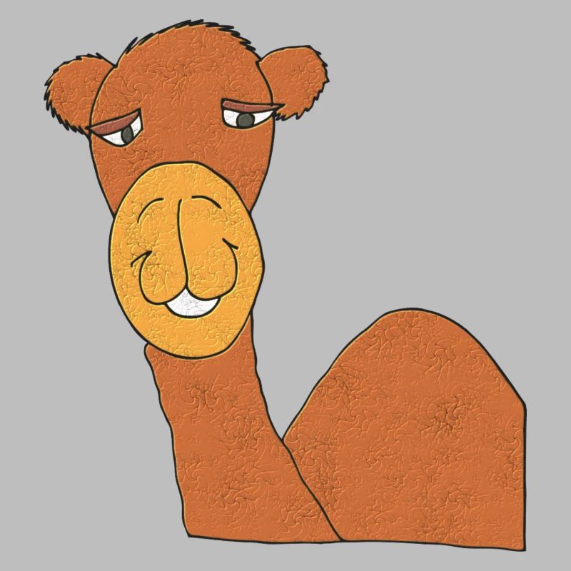 kamel mit elefantenhaut