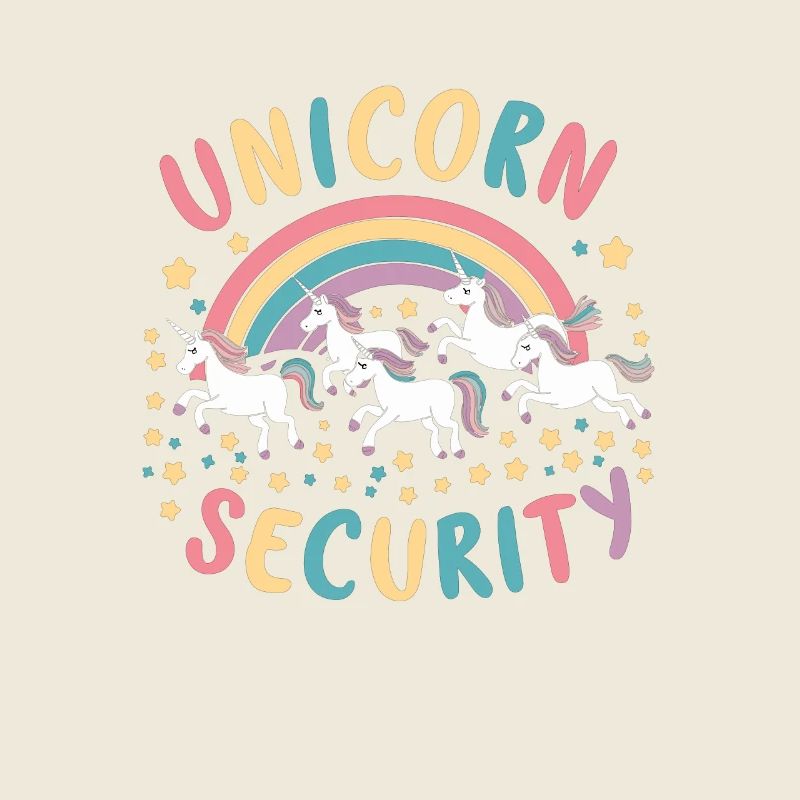 Einhorn Sicherheit Einhorn-Motto Unicorn Security