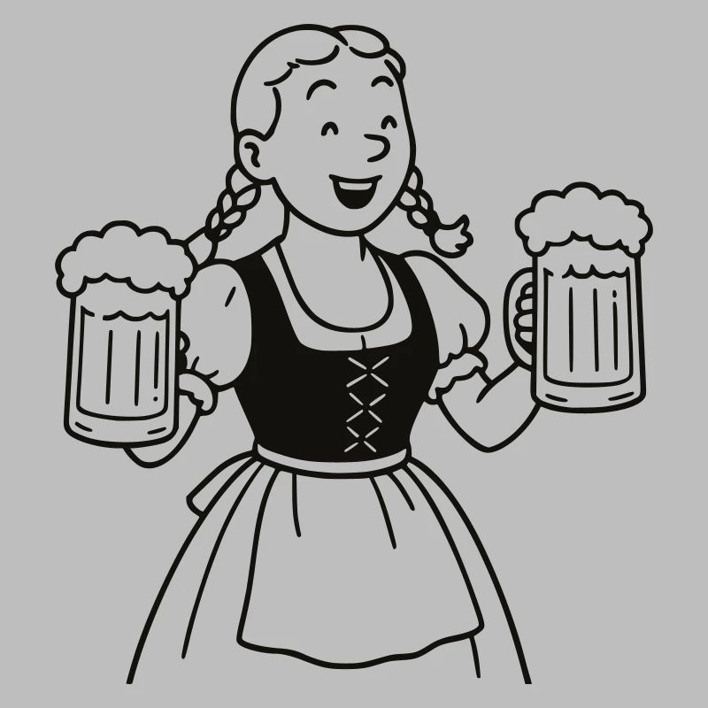 Bier mädchen