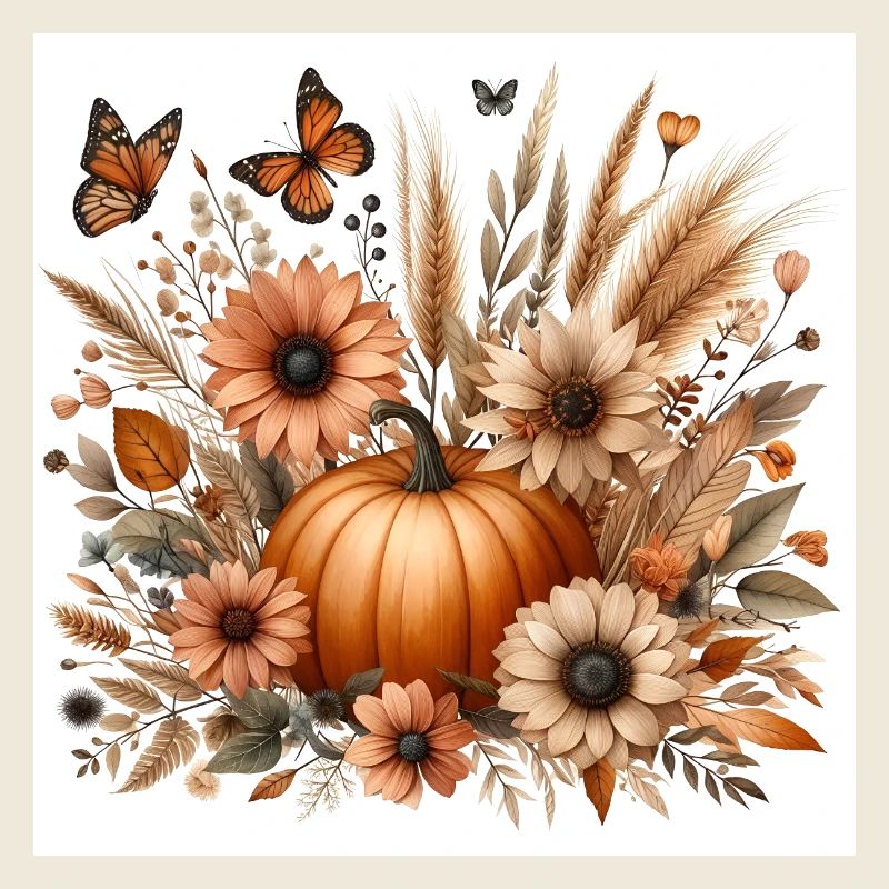 Herbstlicher Kürbis