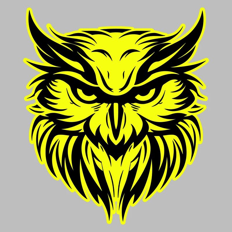 Owl Head Portrait Icon