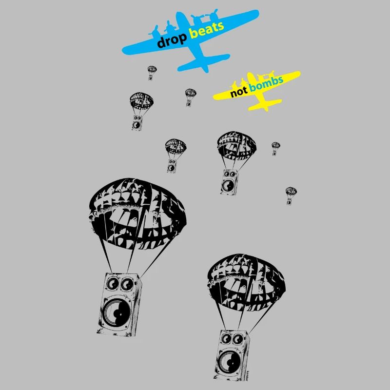 Drop beats not bombs