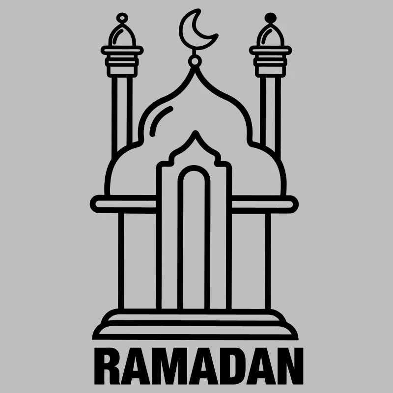 Ramadan-Moschee transparent