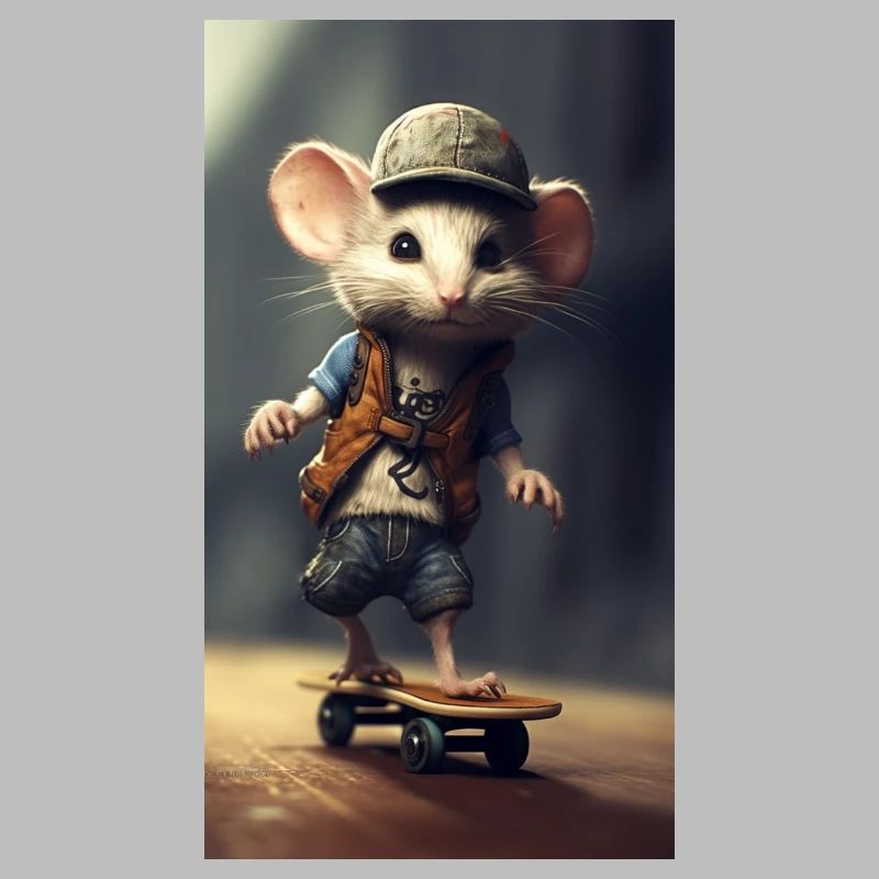 Souris de skate