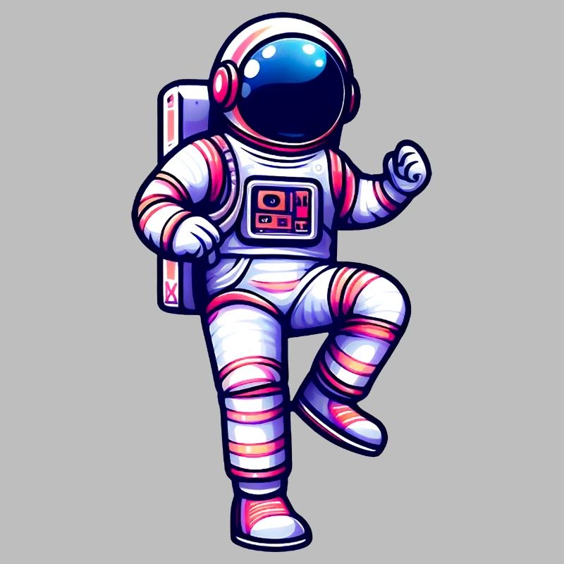 Dans L'Espace - Astronaut Sur La Lune
