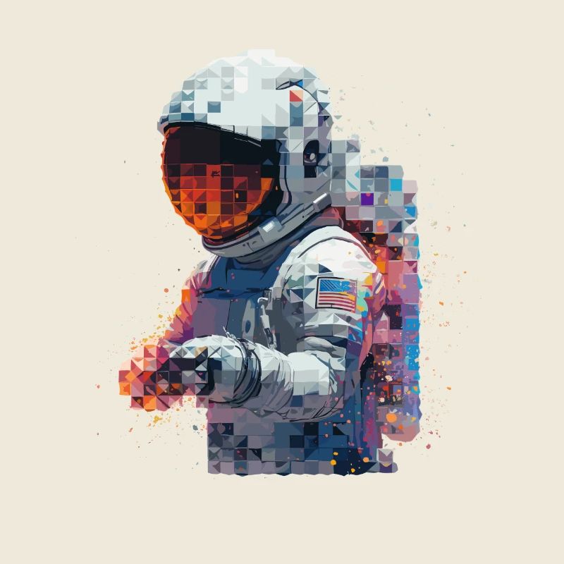 Astronaut Digital Art Space Explorer