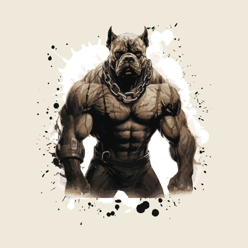 Chien Pit Muscles Musculation Bête
