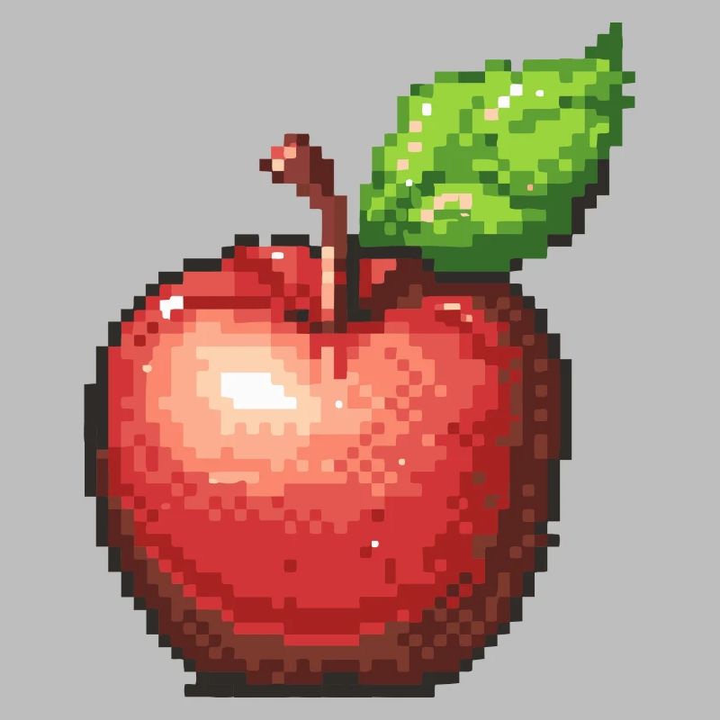 Apple Pixel Icon