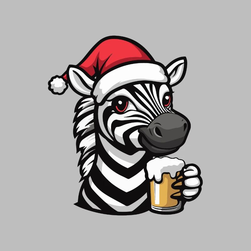 Zebra Beer Noël