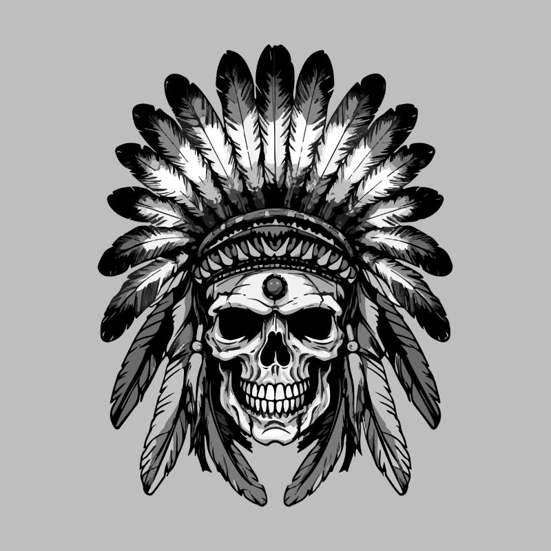 Apache Indian Skull