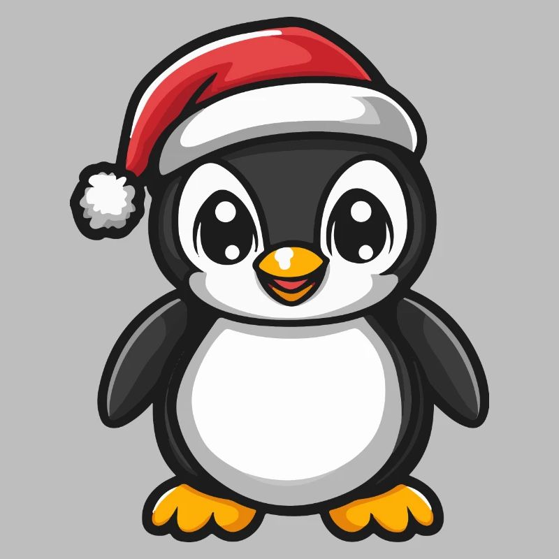 Pingouin Noël Mignon