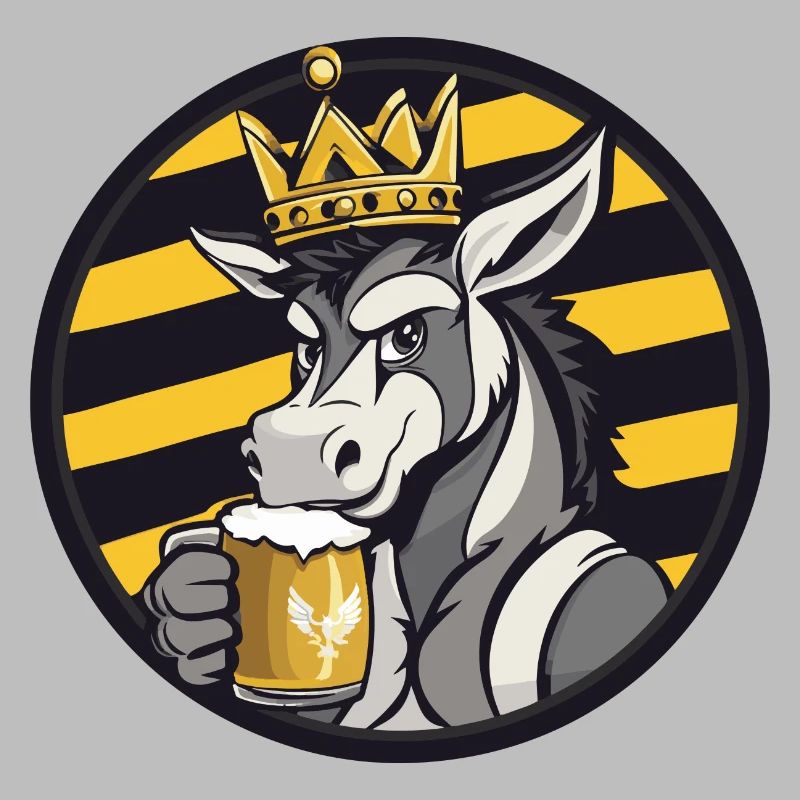 Bande dessinée de bière d’âne