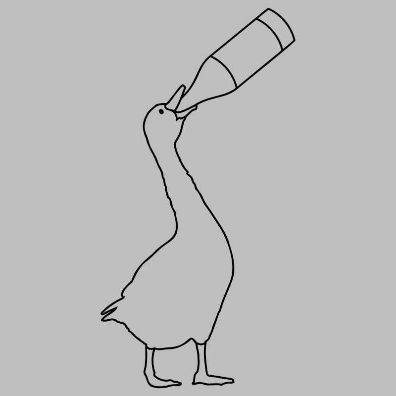 L’oie sèche la bière