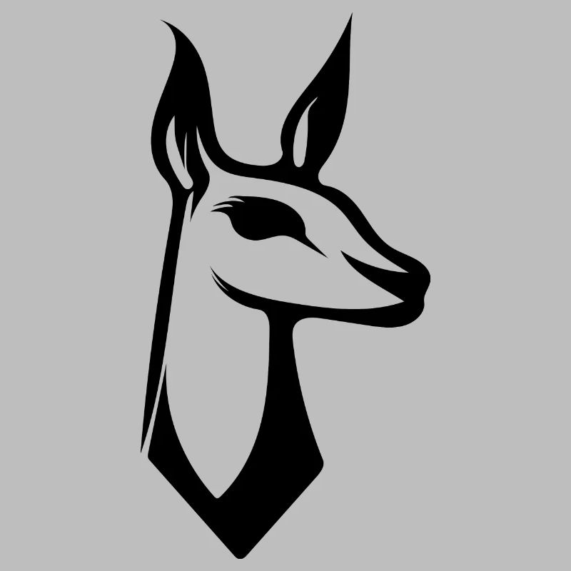 Style de logo de lama mignon