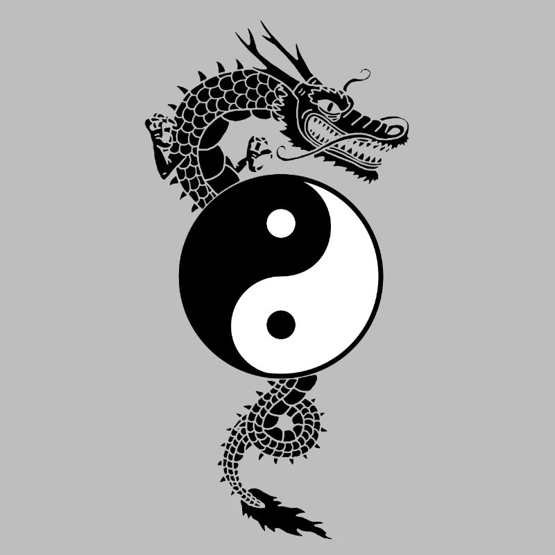 Dragon yin et yang