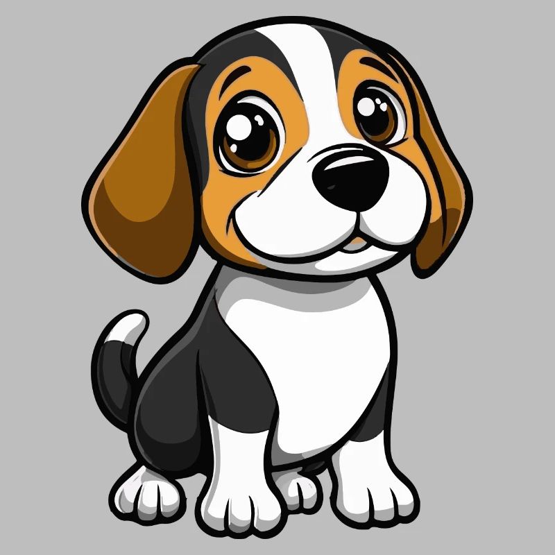 Beagle chien bande dessinée bébé