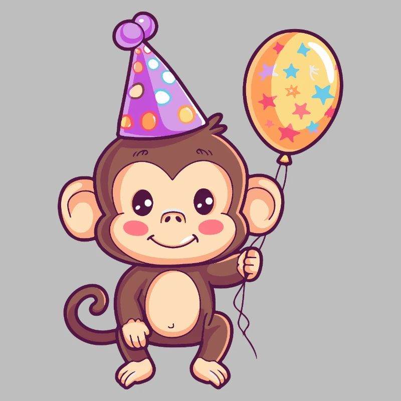 Singe Anniversaire Bébé