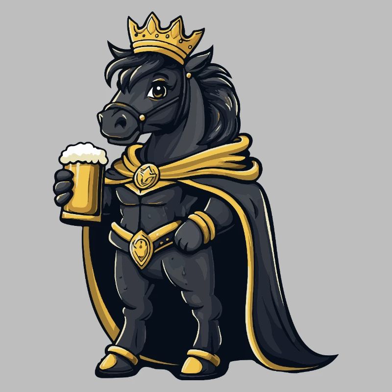 Bière de cheval drôle