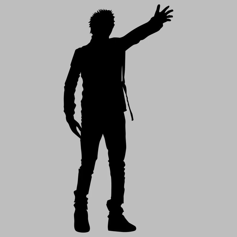 Mann Körper Silhouette Vektor-Design