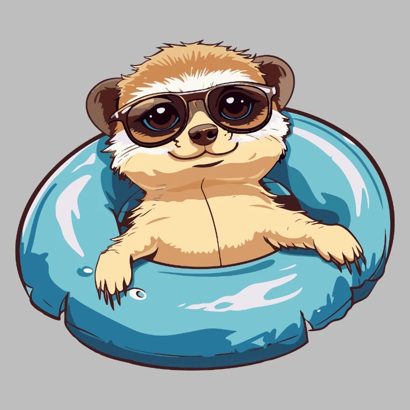 Erdmännchen Comic Cool