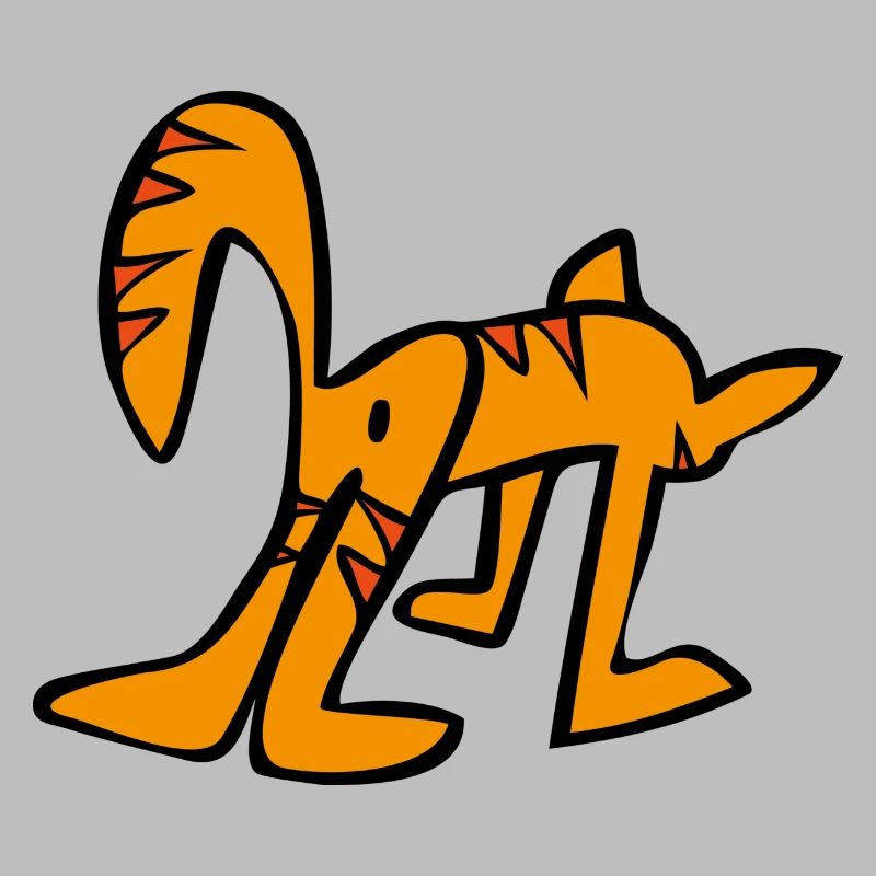 getigerte Katze,Cat,Comic