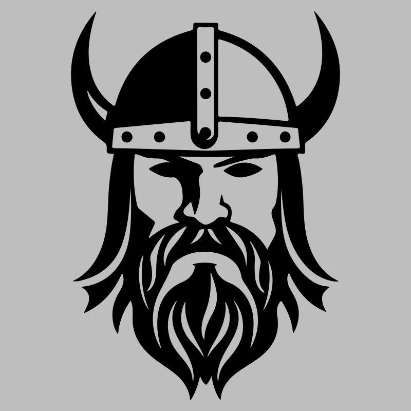 Wikinger Kopf Krieger Valhalla Odin