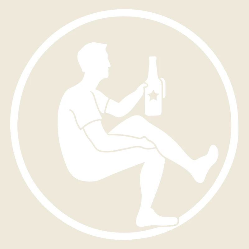 Bier Trinken Silhouette