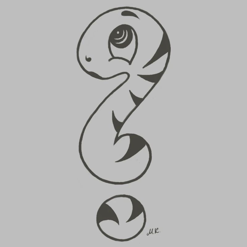 Question mark snake