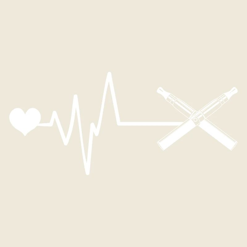 E-Zigarette Puls Herzschlag