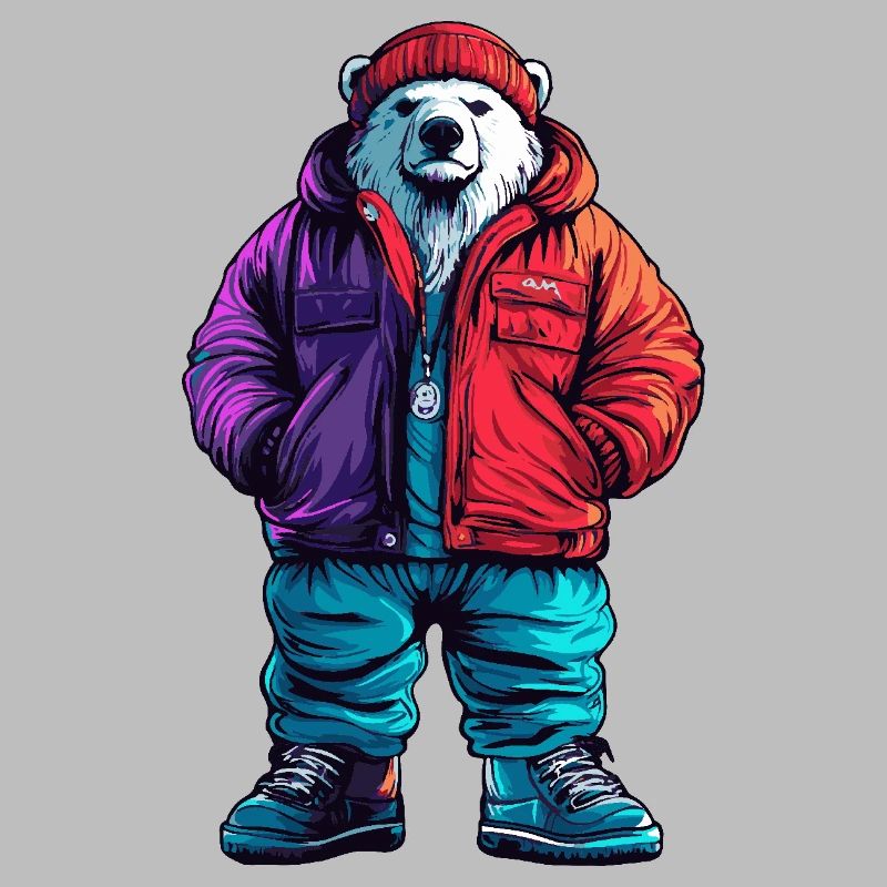 Polar Bear Funny Winter