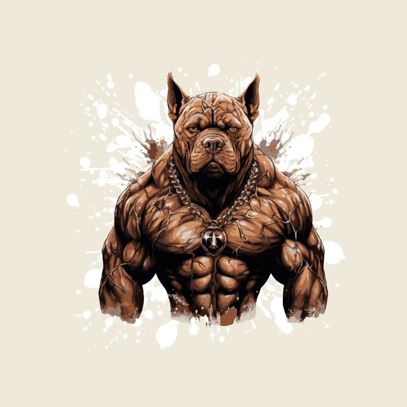 Chien Pit Muscles Musculation Bête