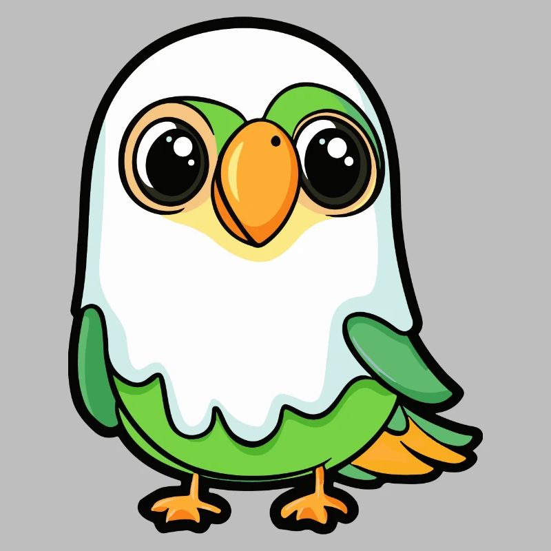 Parrot Halloween Funny Ghost