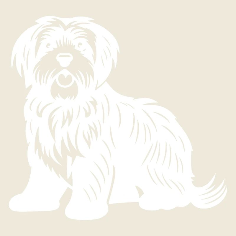 Havanese Hund Silhouette