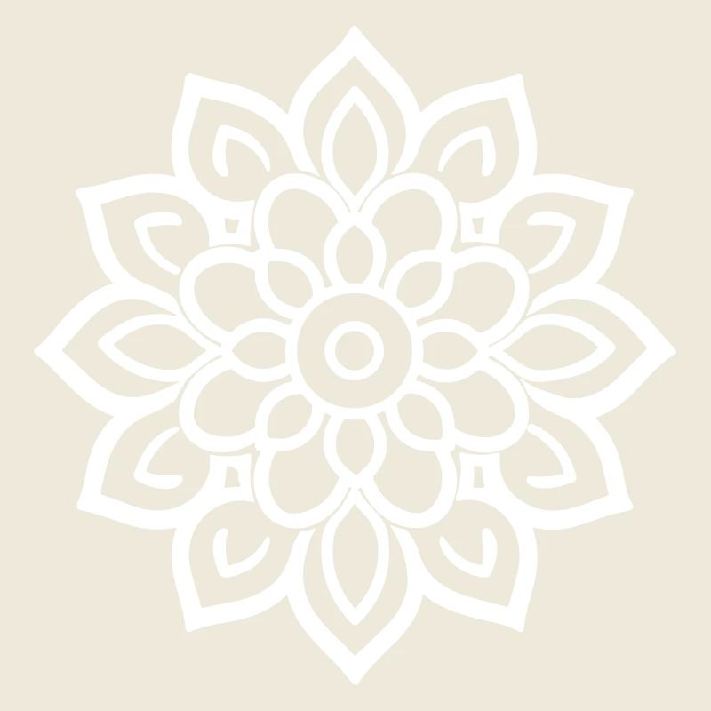 Logo de la fleur de mandala