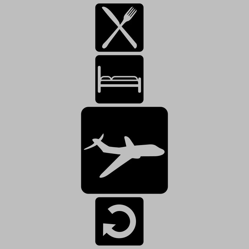 boutons de voyage du monde mangent sommeil répéter