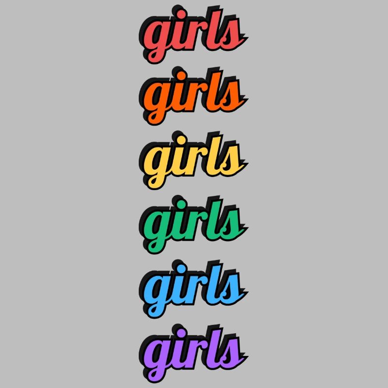 Lesbische Mädchen Regenbogen Text