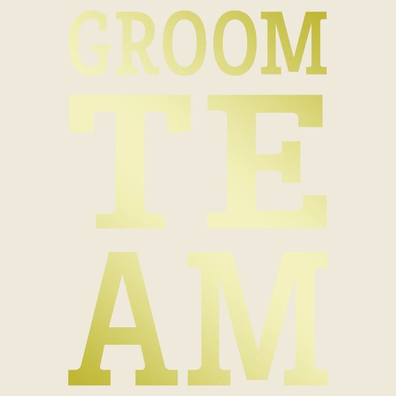 Groom Team Bachelor Bräutigam