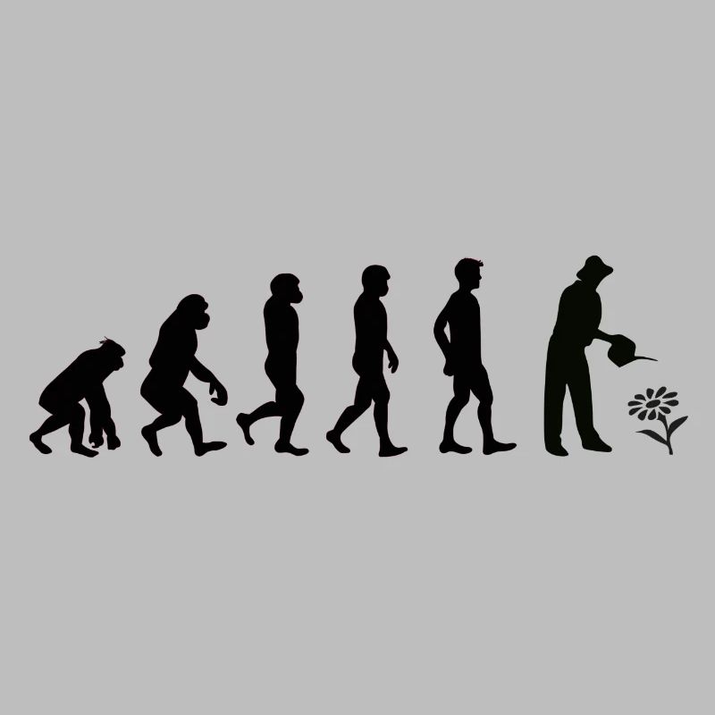 Evolution Gärtner schwarz