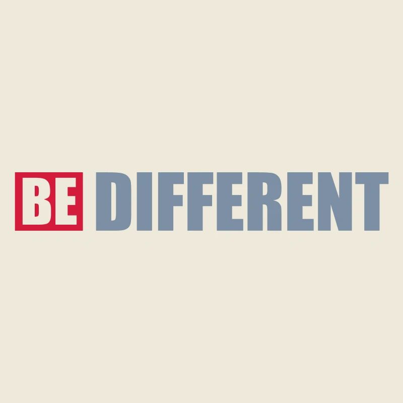 Be different Logo Design