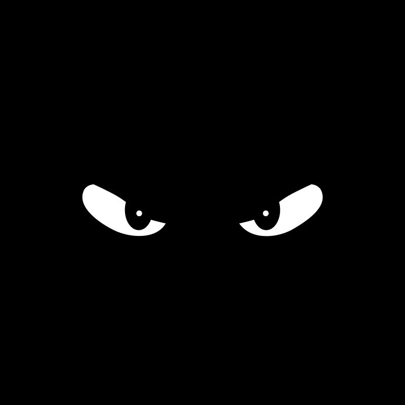 Evil Peep Cartoon Monster Horror Eyes Face