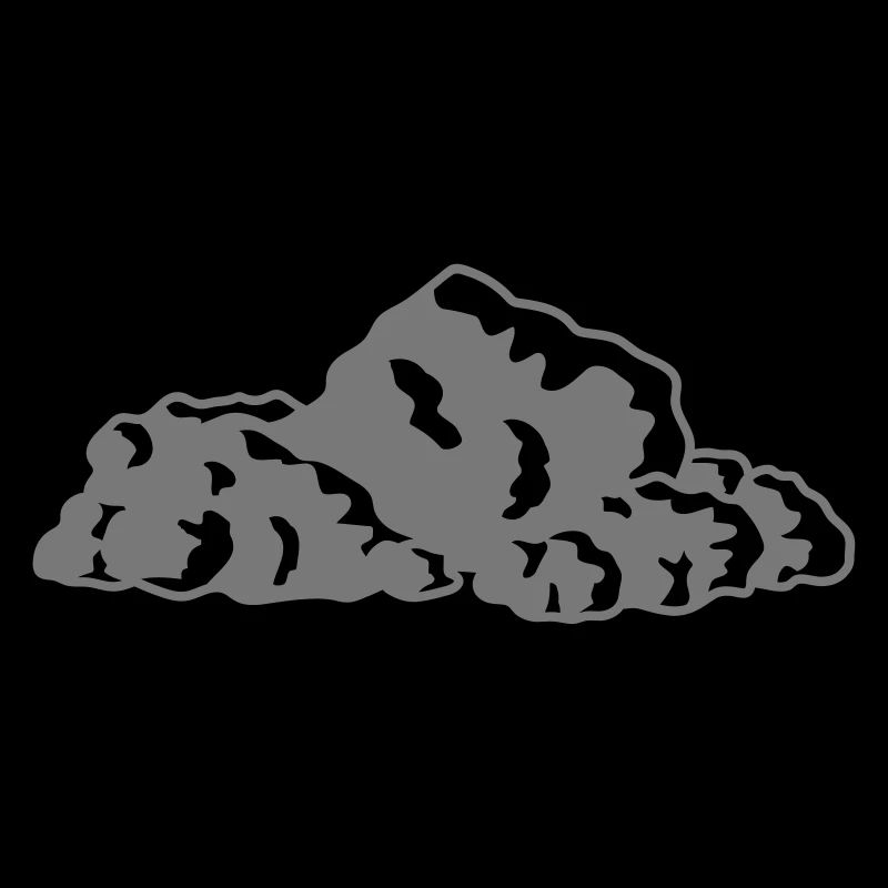 Clipart conception tas de pierres