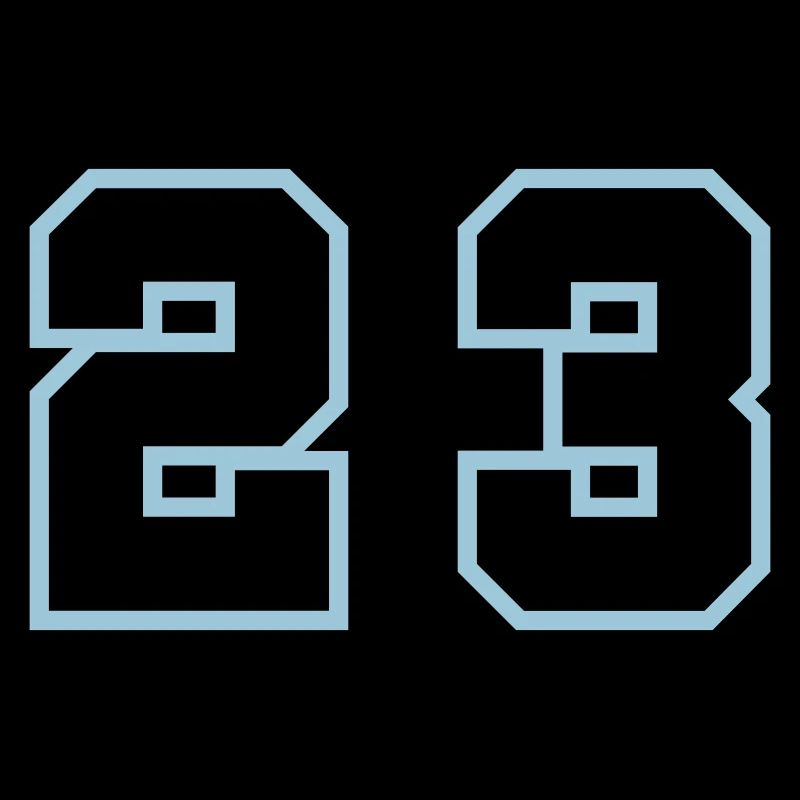 23 Zahl symbol